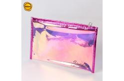 China EVA TPU Waterproof Laser Holographic Make Up Bag Pouch Transparent supplier