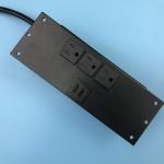 Flush Mounted Tabletop Power Outlet With Dual USB Ports