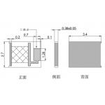 125 Watt DC-14GHz Electrode Resistance CVD Chip Termination Electrode ：Gold