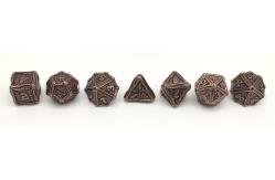 China Nontoxic Handcrafted Metal Dice Set , Lightweight Dice Sharp Edges supplier
