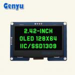 Monochrome 2.42 Inch OLED Display 128x64 Resolution SSD1309 I2C Interface