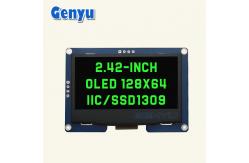 China Monochrome 2.42 Inch OLED Display 128x64 Resolution SSD1309 I2C Interface supplier