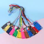 Non-Toxic Silicone ID Badge Holder for Office School ID Credit Cards Proximity Key Cards License for sale