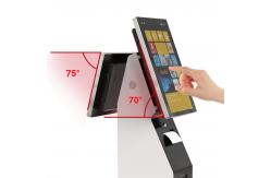 China Customized Dual Screen Kiosk , Payment Terminal Kiosk 15.6 Inch For Restaurant supplier