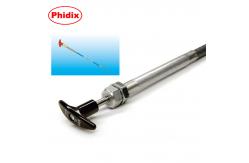 China Twist Locking Control Cable Head , Plated Carbon Steel Locking Push Pull Cable Head supplier