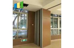 China Hotel Acoustic Temporary Sound Proof Partitions Sliding Folding System supplier