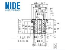 China 8p Automotive Micro Hook Brushed Motor Commutator In Dc Motor supplier