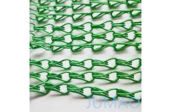 China Green Shower Metal Chain Link Curtains Ceiling Parallel Straight supplier