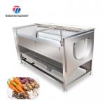 Fresh Ginger Carrot Potato Washer Peeler Stainless Steel Potato Skin Peeling Cutting for sale