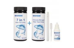 China Invbio 7 In 1 Fish Aquarium Water Test Strips Ammonia Nitrogen Test Kit supplier