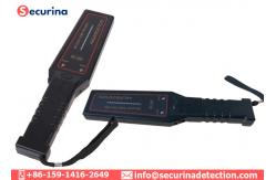China LED Signal Alarming Security Metal Detector Wand Power Supply By 9V Battery supplier