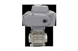 China Electric Threaded Titanium Ball Valve for Chemical Processing Applications supplier