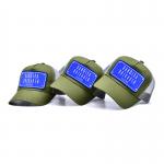 6 Eyelets Custom Logo 5 Panel Trucker Cap With Flat Curve / Little Curve Brim for sale