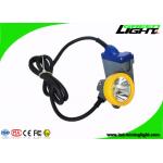 450mA 15000 Lux LED Mining Light 6.6Ah Rechargeable Corded Cap Lamp ABS PC for sale