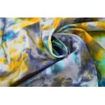 Tie - Dye  Waxed Cotton Canvas / 8OZ Woven Cotton Fabric For Bags for sale