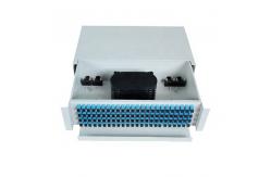 China SC LC FTTH Sliding Patch Panel Rack Mount 96C 2U Fiber Optic ODF supplier
