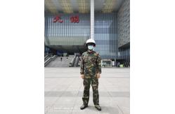 China AI Security Police 17μm Smart Temperature Measuring Helmet supplier