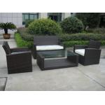 4pcs KD steel cane sofa for sale