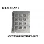 Rear Panel Mounted Brused Surface Industrial Keypad 12 Keys , One Year Warranty for sale