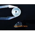 Fan Shaped Polished / Unpolished Sapphire Lens Glasses Al2O3 Single Crystal
