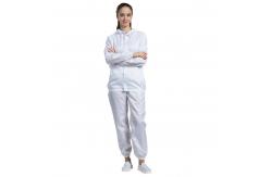 China ESD Anti Static Garments Dust Free Connect Clothes With Hood supplier