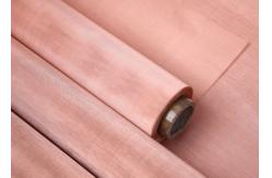 China Red 99.99% Pure Copper Wire Mesh Roll EMF RF Shielding supplier