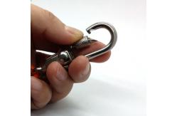 China High Standard Retractable Steel Coil Spring Wire Cable Tool Lanyard supplier