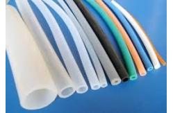 China Customized High Temp Silicone Tubing Shock Resistant , 30-80A Hardness supplier