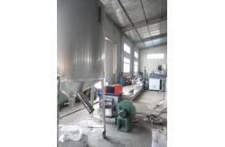 China Die Face Flakes Plastic Granule Single Screw Extruder / Water Ring Pellet Machine supplier