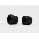 CRC Essential Oil Plastic Screw Caps Plastic Black With Insert 18mm Tamper Evident
