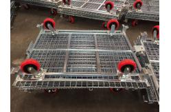 China Logistics shipping Wire Mesh Container Recyclable Long Life Span supplier