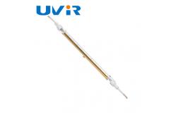 China Gold Coating Quartz Heating Lamps RS Base for Heating applications supplier