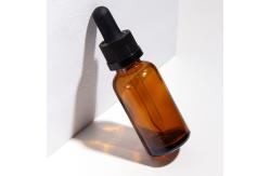 China Empty Amber 2oz Dropper Bottles Tincture For Essential Oil supplier