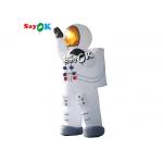 4m 13ft Portable White Inflatable Astronaut Spaceman For Science Museum Decoration for sale