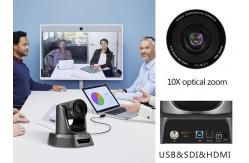 China TEVO NV10A PTZ Video Conference Camera IR Remote Control Skype PTZ Camera supplier
