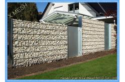 China 5mm Wire Gauge Welded Gabion Baskets Silver Galfan For Architectural Cladding supplier