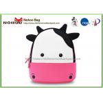 Soft Personalized Preschool Backpacks , Toddler Cow Backpack 24.5*22*7.5cm for sale