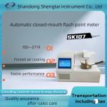 SK107 fully automatic closed flash point tester, domestically produced sensor, atmospheric pressure calibration for sale