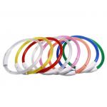 Nylon USB Rechargeable LED Dog Collar With Adjustable Reflective Safety Glowing