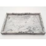 Light Colour Stone Serving Tray 30cm x 20cm x 3cm Rectangular Shape for sale