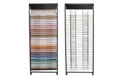 China Contemporary Tile Display Shelf / Sturdy Marble Granite Sample Display Stands supplier