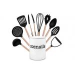 CIQ Certified Nylon Kitchen Tool Set , Scratchless Nylon Utensil Set for sale