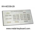 Customized Rugged Industrial Metal Keyboard for Charging Kiosk with 29 Keys for sale
