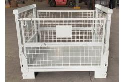 China Galvanized Wire Mesh Stackable Pallet Cages Stillage Heavy Duty 1200x1000 supplier
