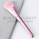 Big Fiber Foundation Makeup Brush Pearl Pink Aluminum Ferrule 85g for sale