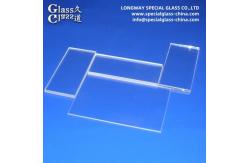 China Tempered Borosilicate Float Glass Light Lenses Flat Round Glass Lens supplier
