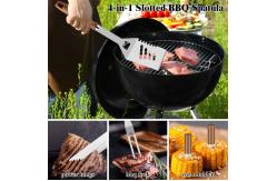 China FDA Heavy Duty BBQ Tools Gift Set Extra Thick Stainless Steel Grill Utensils supplier