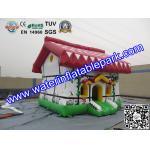 Backyard Inflatable Bouncy Castle Kids / Outdoor Bounce House for sale