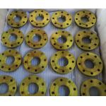 Durable Steel Slip On Flange In Different Sizes Yellow Paint for sale