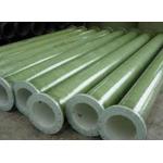 High Thermal Resistant FRP Round Tube Air Duct Pipe For Environment Protection for sale